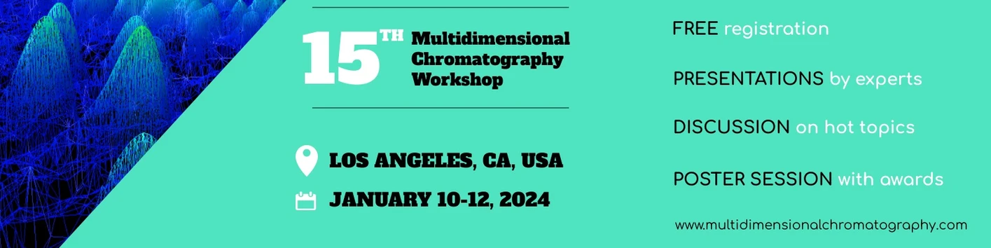 15th Multidimensional Chromatography (MDC) Workshop 2024