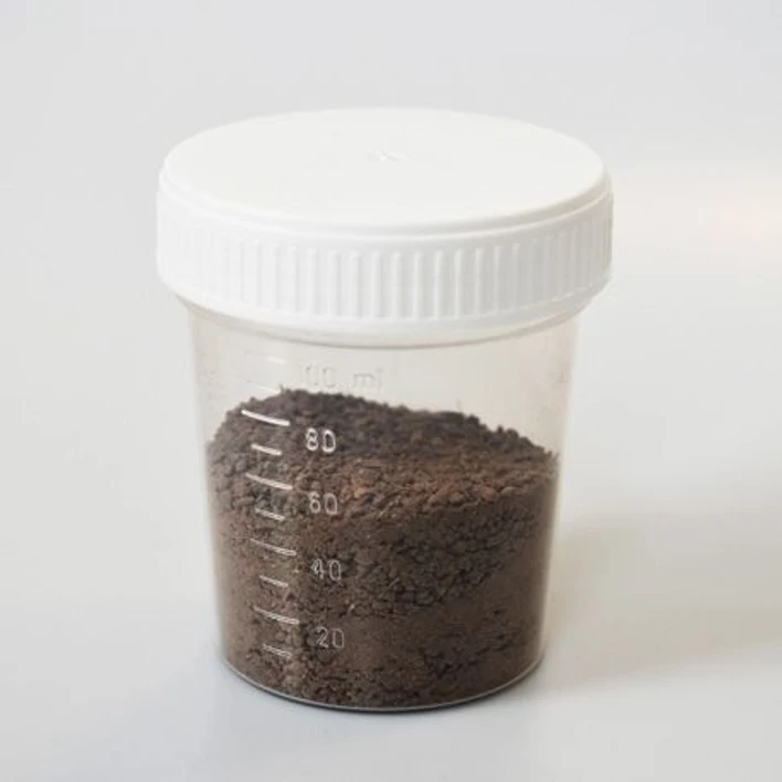 ALS Czech Republic: Figure 4: Polypropylene container for solid soil sampling. In case you are interested in explosive analysis, please contact us and the container will be delivered to you.