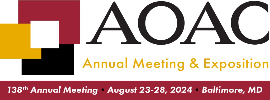 AOAC INTERNATIONAL: 2024 AOAC INTERNATIONAL Annual Meeting & Exposition