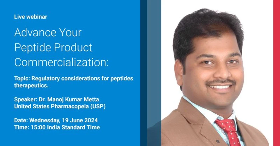 Agilent: Advance Your Peptide Product Commercialization: CMC and Regulatory Considerations