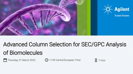 Advanced Column Selection for SEC/GPC Analysis of Biomolecules