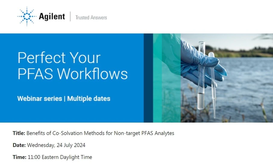 Agilent: Benefits of Co-Solvation Methods for Non-target PFAS Analyte