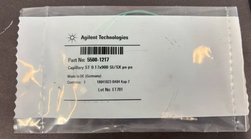 Agilent InfinityLab HPLC Stainless Steel Capillary, 0.17 x 900 mm SI/SX ps/ps, 5500-1217 (New)