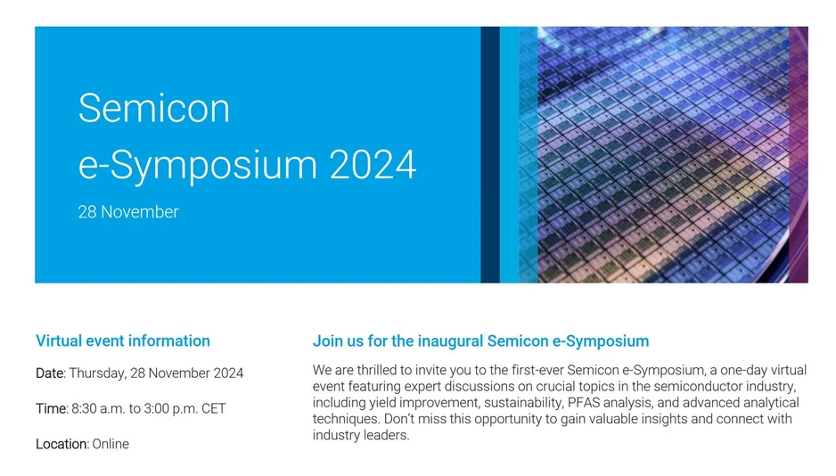 Agilent: Semicon e-Symposium 2024