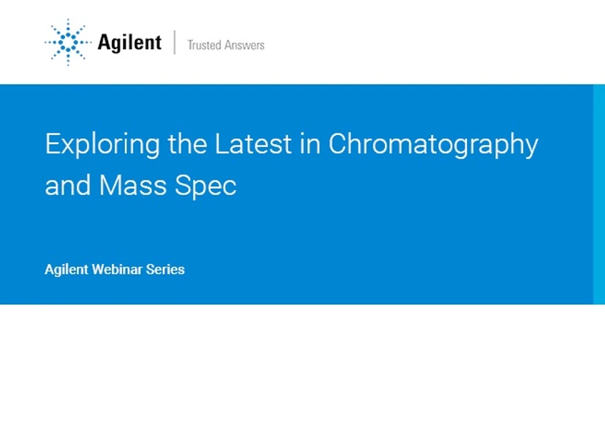 Agilent Technologies: What Do You Get from Ion Mobility Q-TOF?