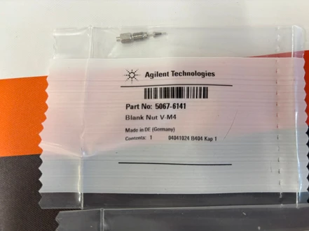 Blank nut, stainless steel, for M4 port, 5067-6141 (New)