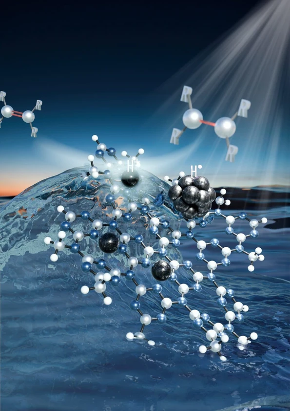 CATRIN: New material enables chemical production using sunlight and water
