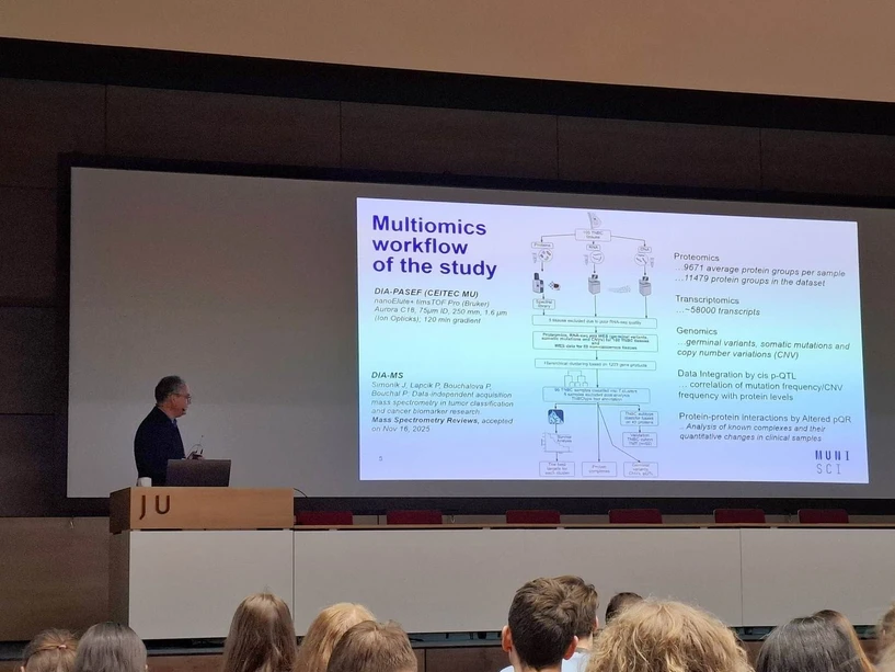 CSMS: 13th Czech Mass Spectrometry Conference 2025 and 11th Informal Proteomics Meeting - Day 2 (Integrated multiomics classification of triple negative breast cancer, Pavel Bouchal)