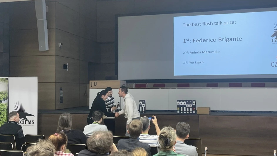 CSMS: 13th Czech Mass Spectrometry Conference 2025 and 11th Informal Proteomics Meeting – Day 3 (Federico Brigante – 1st place flash talk)