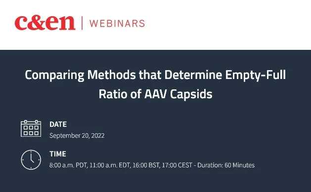 C&EN: Comparing Methods that Determine Empty-Full Ratio of AAV Capsids