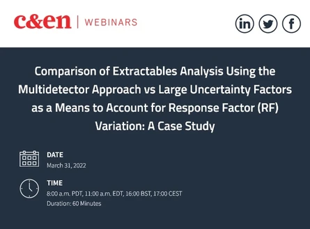 Comparison of Extractables Analysis Using the Multidetector Approach vs Large Uncertainty Factors as a Means to Account for Response Factor (RF) Variation: A Case Study