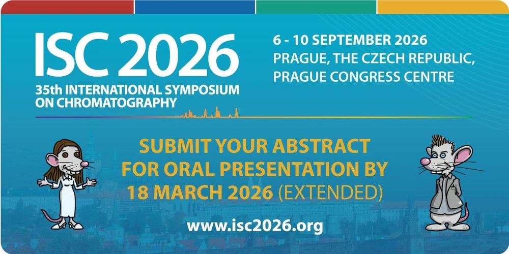 <p>International Symposium on Chromatography: ISC 2026 Deadline for abstract submission extended to 18 March 2026</p>