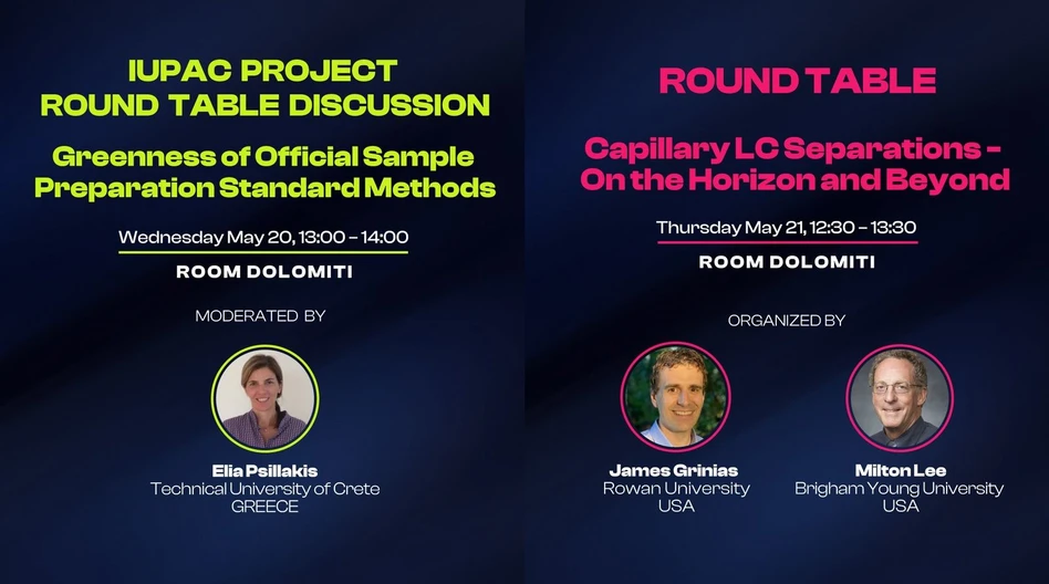 <p>&nbsp;International Symposium on Capillary Chromatography &amp; GCxGC Symposium: Group Discussions at the 44th International Symposium on Capillary Chromatography and 21st GCxGC Symposium</p>