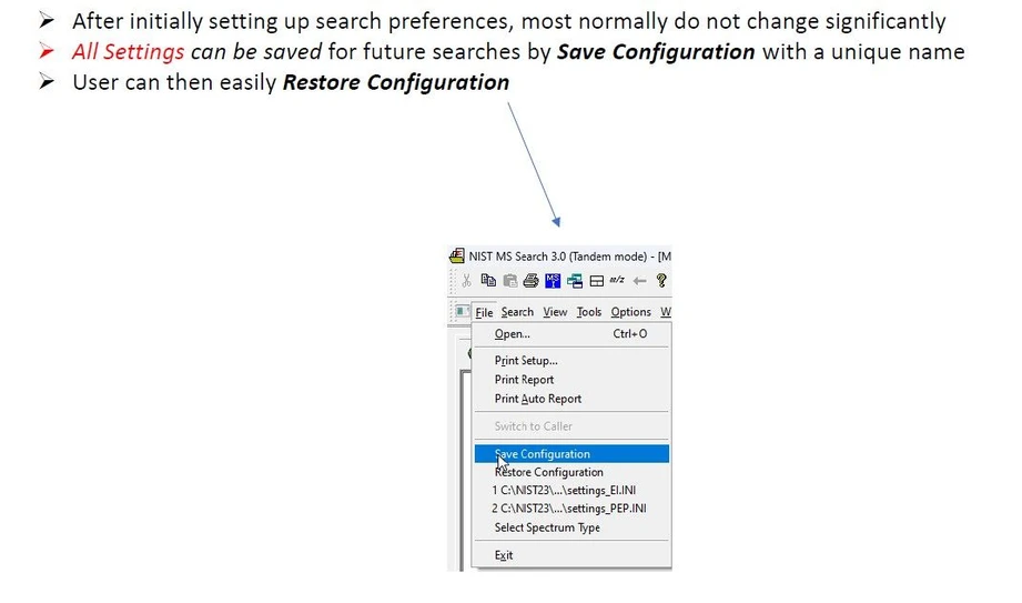 James Little: Important! Save Your Settings for Future Sessions.