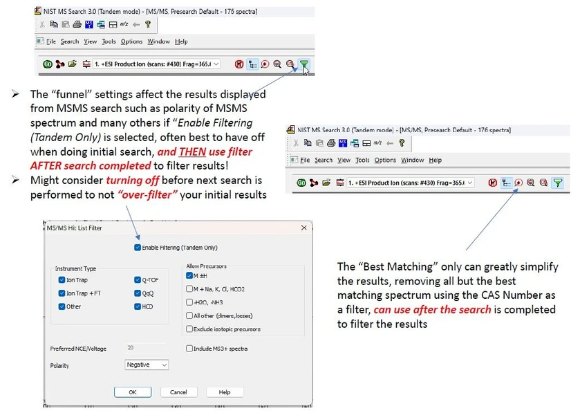 James Little: Part 3 - Other Settings for NIST MS Search 3.0 (Tandem Mode)