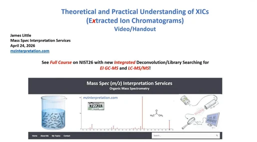Theoretical and Practical Understanding of XICs (Extracted Ion Chromatograms)