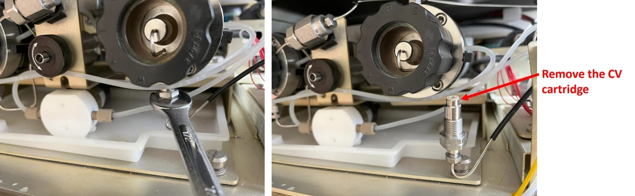 Jiří Luňák: Check valve (CV) cartridge removal