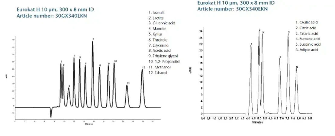 KNAUER: Eurokat H Chromatogram