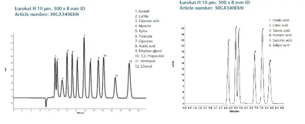 KNAUER Eurokat H Ion Exclusion/Ligand Exchange Columns (USP L17)