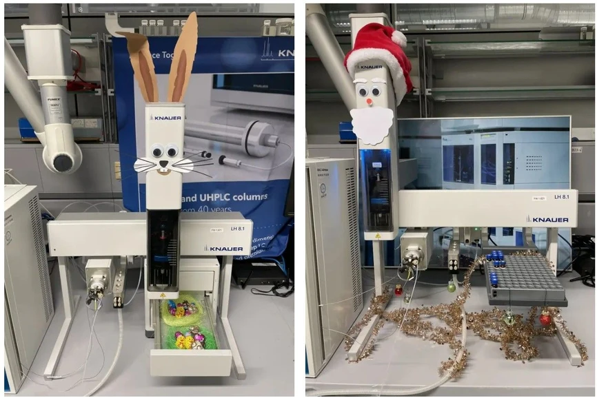 KNAUER: Fig. 1: Left: LH 8.1 Upgrade Kit “Easter”, right: LH 8.1 Upgrade Kit “Christmas” (limited availability — only 1 in stock!)
