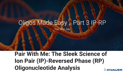 Oligos Made Easy - Part 3: IP-RP