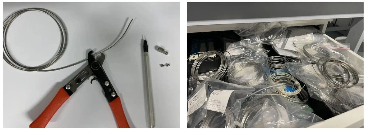 KNAUER: Standard 1/16” Capillary and needed tools and the drawer we all know pretty well