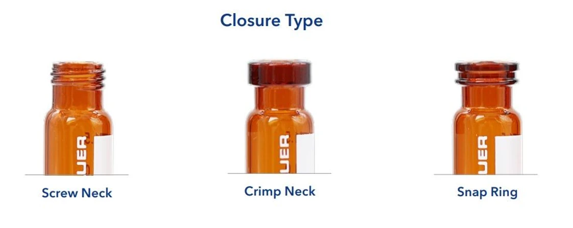 KNAUER: Vials & Caps - Closure type