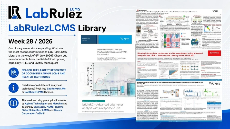 <p><strong>LabRulez / AI:</strong> News from LabRulezLCMS Library - Week 28, 2026</p>