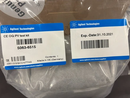 Agilent CE OQ/PV test kit, 5063-6515 (New)
