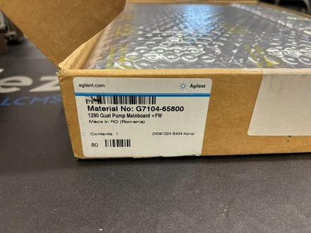 Agilent Quat-Pump Mainboard Board Assembly, G7104-65800 (Tested)