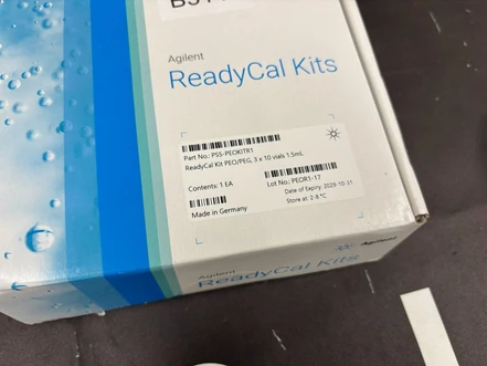 Agilent ReadyCal PEG, 1.5 mL calibration kit Polyethylene Glycol, PSS-PEGKITR1 (Refurbished)