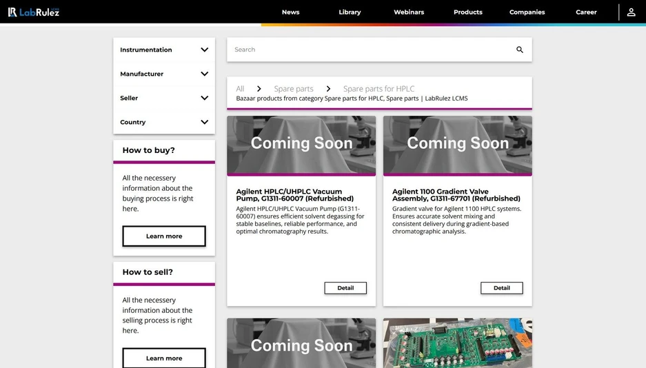 <p><strong>LabRulez:</strong> Keep Your LC Systems Performing: Essential Spare Parts for HPLC</p>