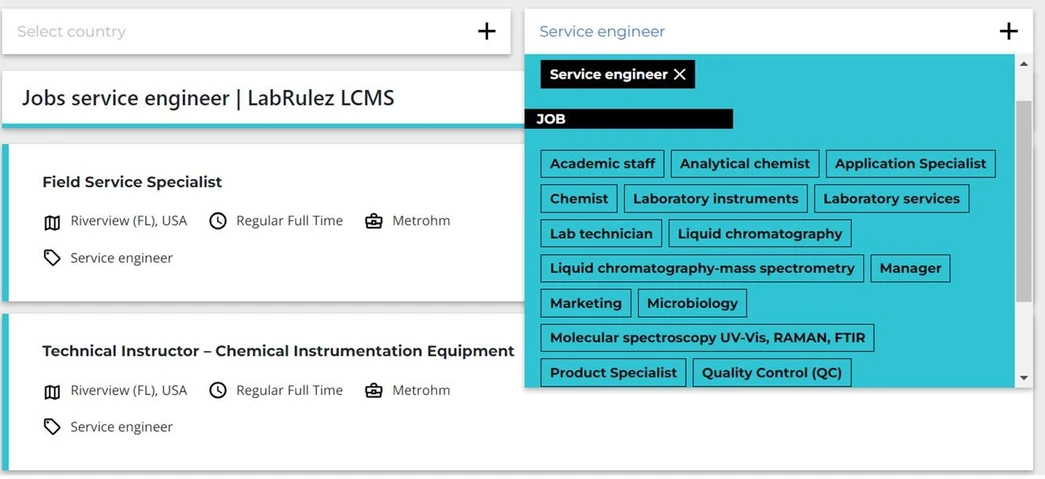 LabRulez: Career - Job service engineer