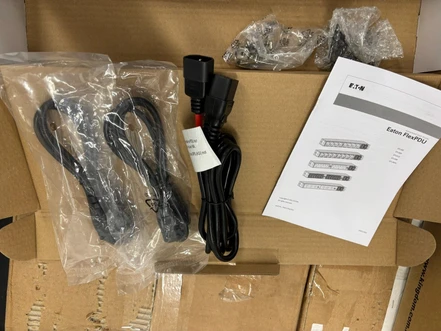 Eaton FlexPDU 8 FR, 1U Rack PDU, C20 Input, 16 A, 4 kW, EFLX8F (New)