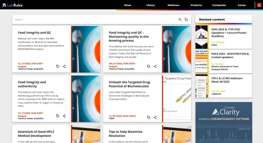 HPLC & LC/MS webinars July/2022