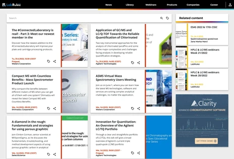 HPLC & LC/MS webinars Week 22/2022