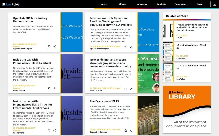 <p>LabRulez: LC and LCMS webinars - Week 41</p>
