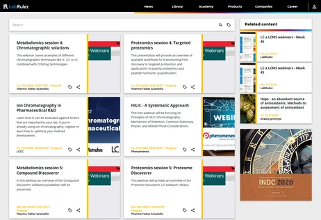 LC and LCMS webinars - Week 47