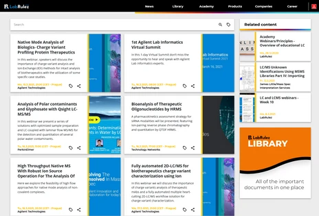 LC and LCMS webinars - Week 11