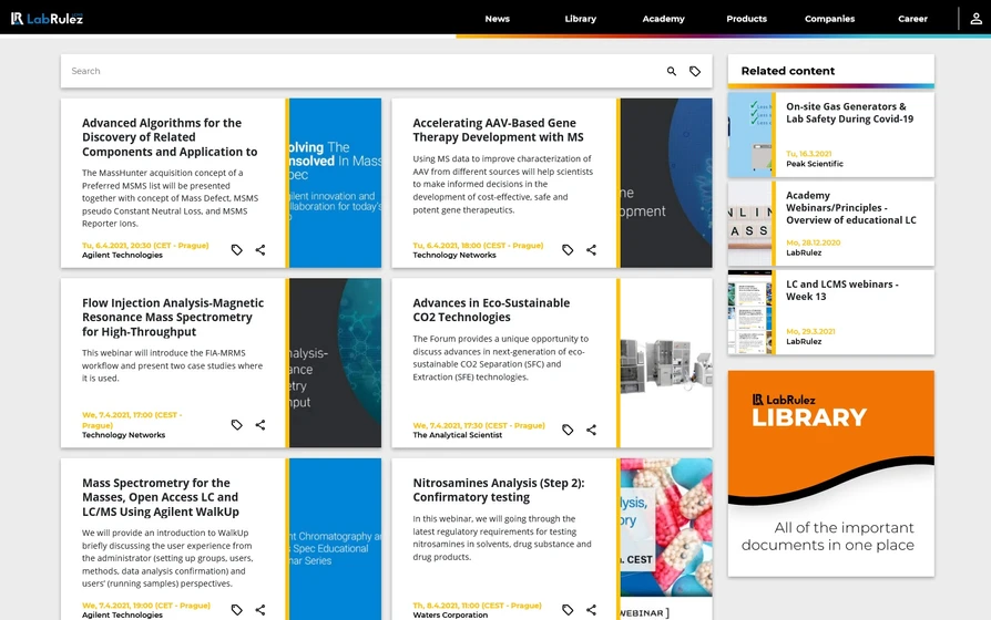 <p>LabRulez: LC and LCMS webinars - Week 14</p>