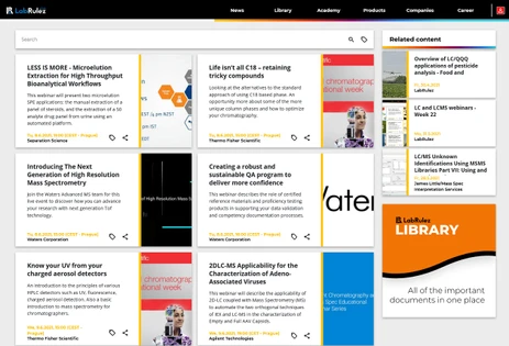 LC and LCMS webinars - Week 23