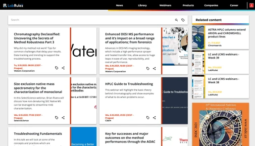 LC and LCMS webinars - Week 40