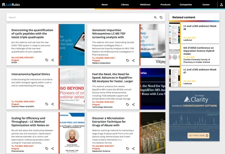 LC and LCMS webinars Week 49