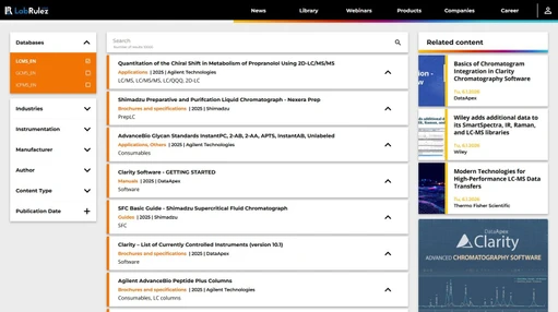 News from LabRulezLCMS Library - Week 02, 2026