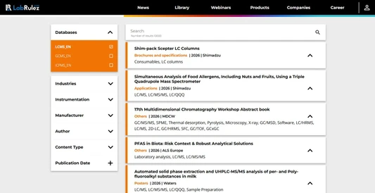 News from LabRulezLCMS Library - Week 07, 2026