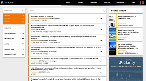 News from LabRulezLCMS Library - Week 11, 2026