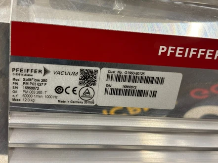 Pfeiffer Split Flow Pump, PMP03627F for LC/MS, G1960-80125 (Testováno)