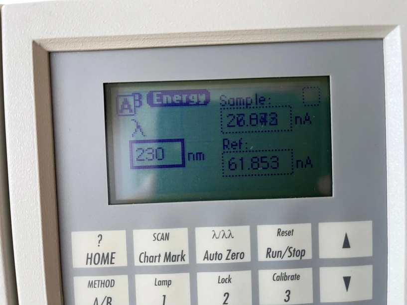LabRulez: Waters Alliance 2695 HPLC system with UV-Vis detector (Refurbished) - Lamp Energy
