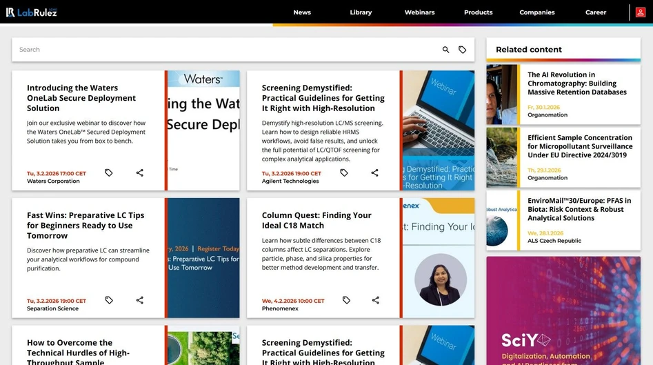 <p>LabRulez: Webinars LabRulezLCMS Week 06/2026</p>