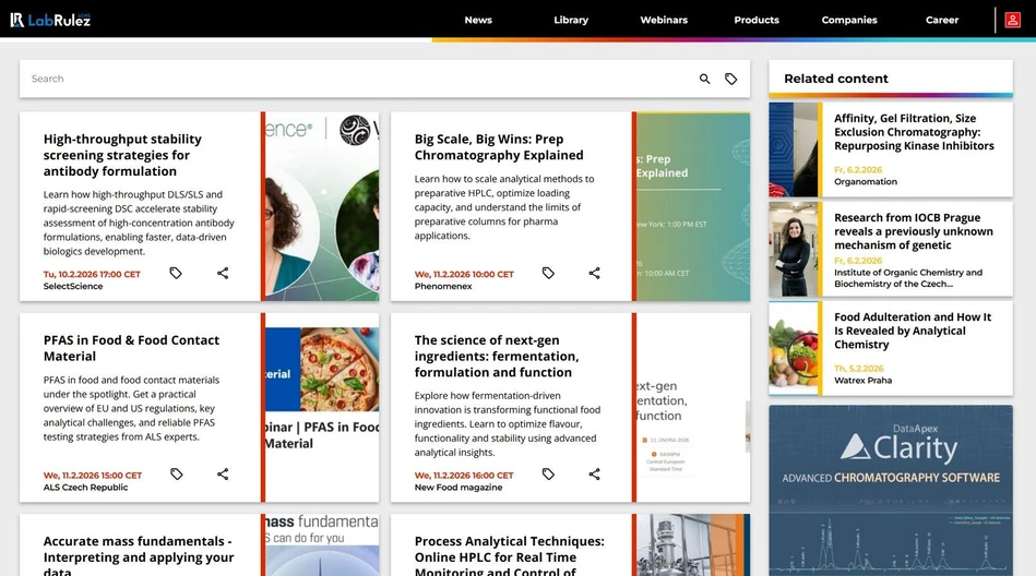 <p>LabRulez: Webinars LabRulezLCMS Week 07/2026</p>